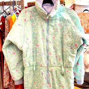 Rare Reversible Vintage 80’s Obermeyer Snow Suit